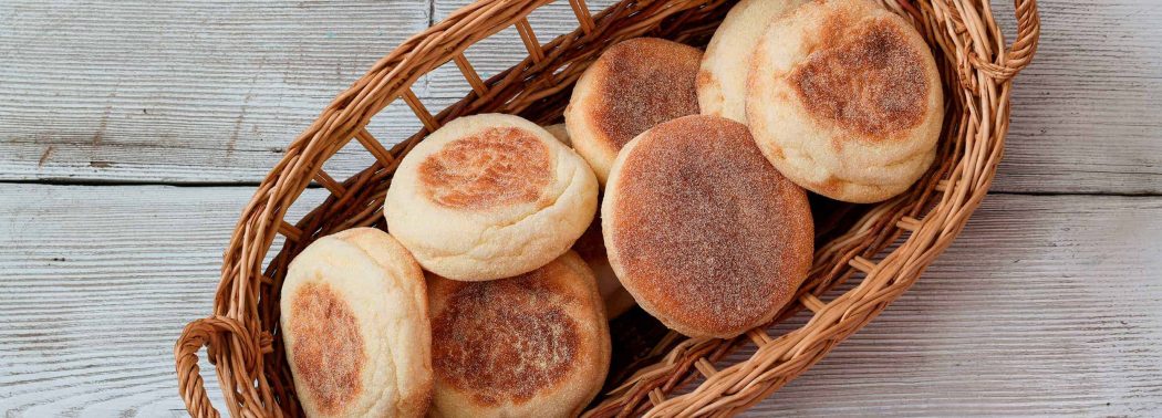 english muffins in the box